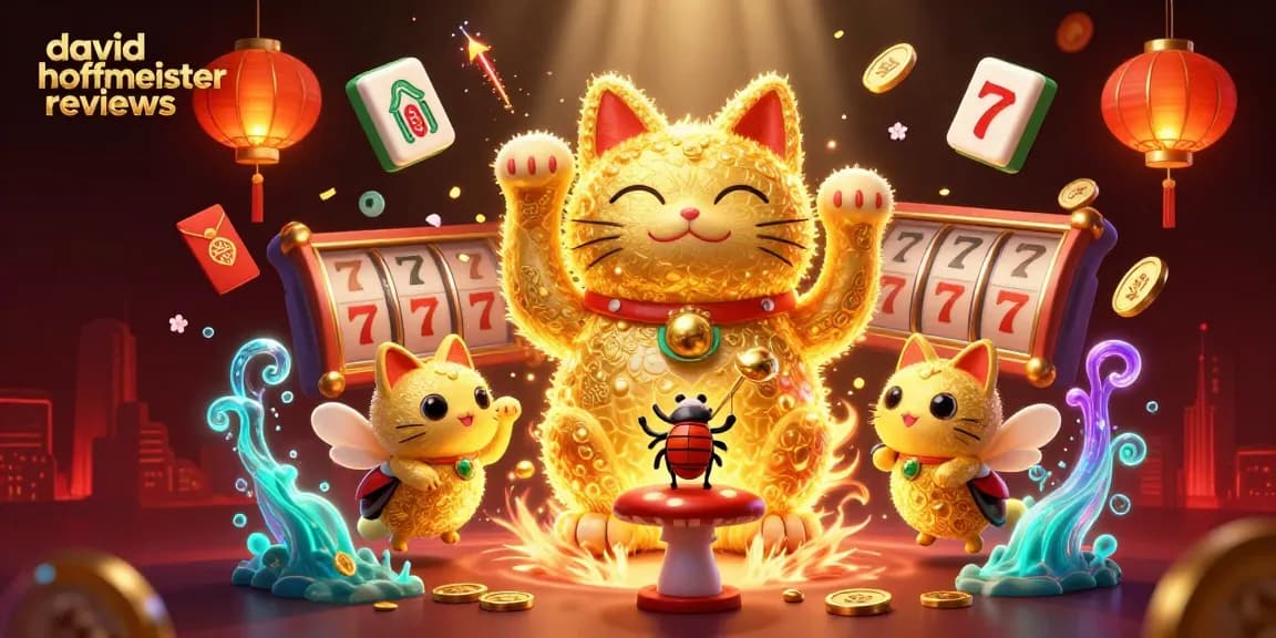 Engage with vibrant casino festivities featuring david hoffmeister reviews in a dynamic 3D illustration with lucky symbols.