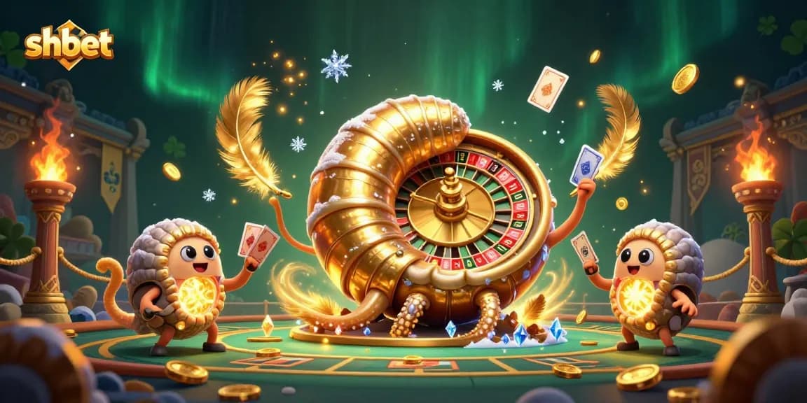 Shbet offers immersive gaming with a giant nautilus roulette wheel and glowing ammonite companions.