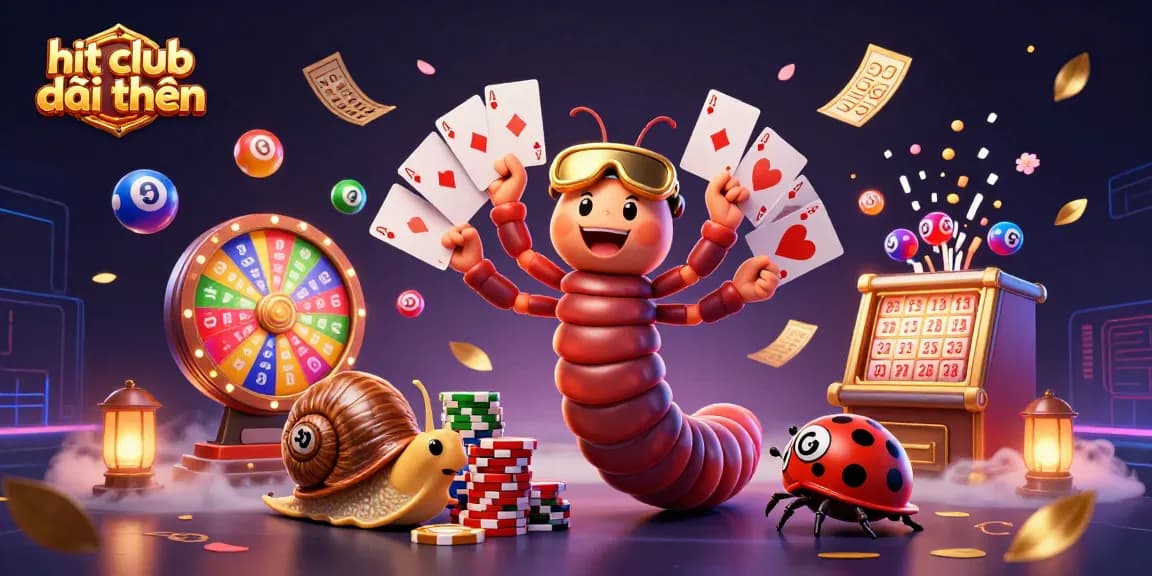 Engaging 3D scene of hit club đổi thưởng showcasing dynamic gambling elements and vibrant characters.