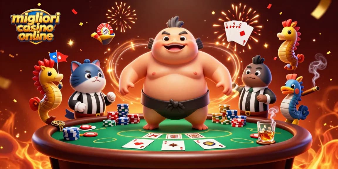Gioca nei migliori casino online, con una vivace scena di poker sottomarino e personaggi vivaci.