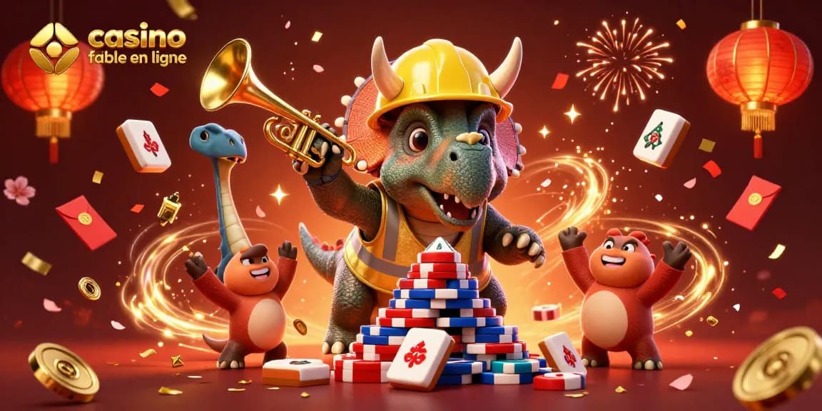 Construisez des pyramides de jetons avec un casino fiable en ligne, célébrant les gains et les jeux.