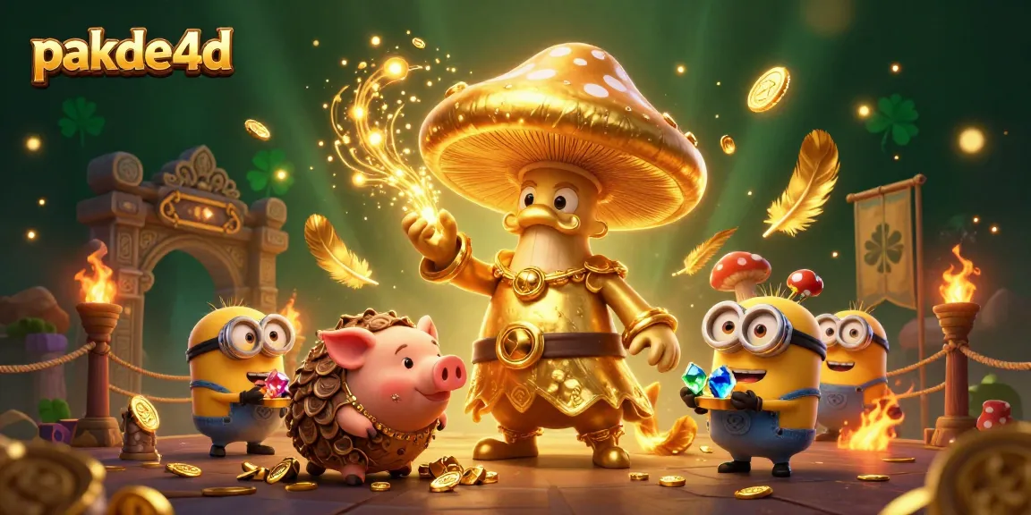 Experience thrilling adventures with pakde4d's enchanting wizard, showcasing majestic gold and treasure