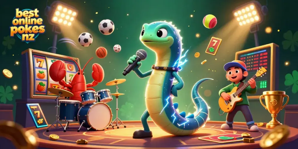 Experience the thrill of the best online pokies nz with vibrant characters and dynamic gaming elements.