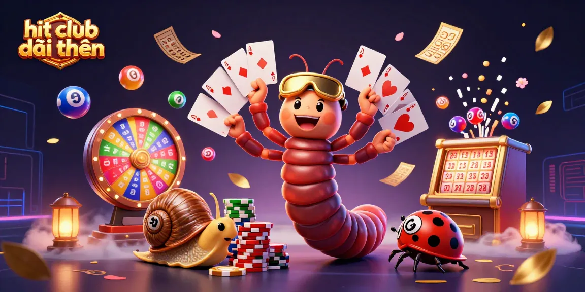 Engaging 3D scene of hit club đổi thưởng showcasing dynamic gambling elements and vibrant characters.