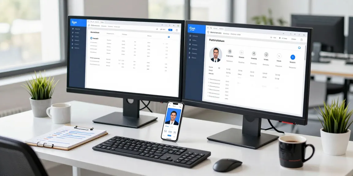 Age verification system in a modern office with data analytics, professional reviewing compliance strategies.