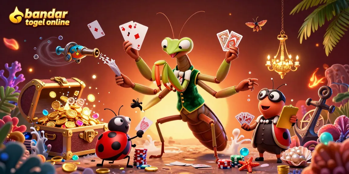 Experience thrilling moments at bandar togel online with unique characters and vibrant casino elements.