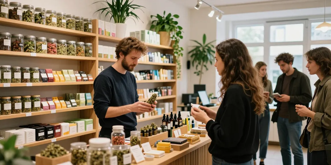 Where Can I Legally Buy Top Quality Cannabis In Germany? Engaging dispensary scene in Berlin showcasing quality cannabis products.