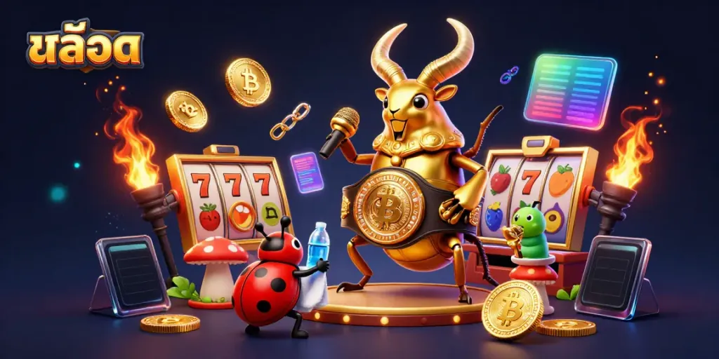 Engage with the vibrant สล็อต slot gaming world featuring dynamic characters and digital elements.