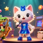 Spin to win at gg88vn with vibrant characters and colorful casino game elements.