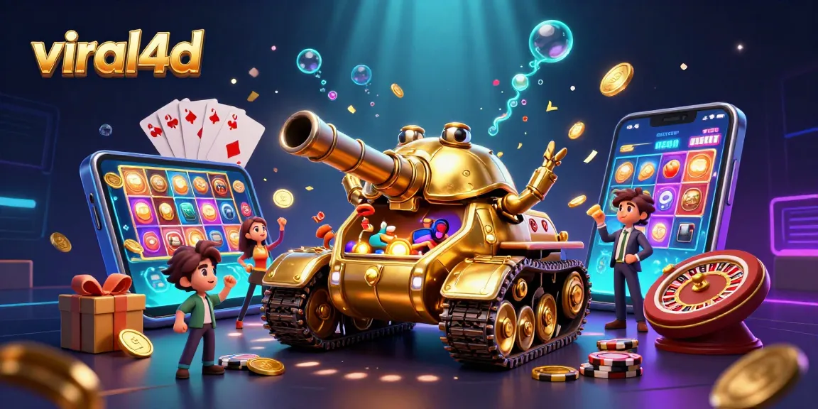Menggandakan kemenangan dengan viral4d di kasino miniatur tank keemasan dan permainan slot