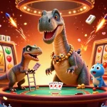 Engage with the thrilling Sun Win casino experience featuring vibrant slot elements and dynamic characters in a rich 3D scene.