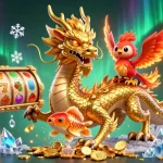 Experience thrilling slot thailand gameplay featuring vibrant dragons, coins, and jackpots.