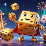 Experience the thrill of iwinclub with vibrant jackpots and golden dice accessories.
