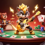 Engage with entertainment at Trang chủ Sunwin featuring a vibrant 3D casino scene with dynamic characters.