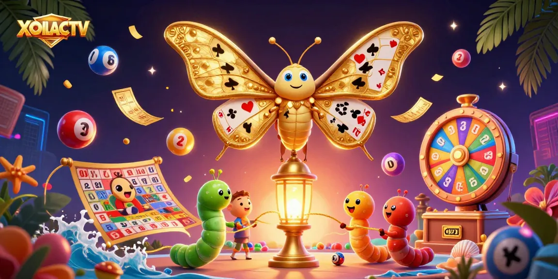 Experience the excitement of XOILACTV with vibrant lottery balls and dynamic gaming elements.