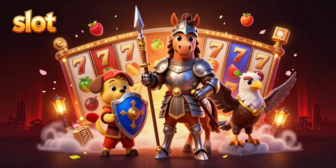 Slot yang menawarkan jackpot dan banyak simbol menarik dengan karakter dan elemen permainan.