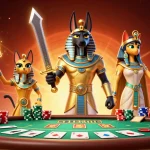 spiritualcinemaalliance features a vibrant poker scene with dynamic Egyptian characters and rich casino elements