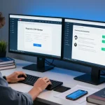 Buying Dumps fullz securely online with professional support in a modern workspace.
