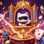 Experience excitement with pp toto login in a vibrant 3D casino scene filled with dynamic elements.