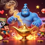 Hit players enjoy online slots at a vibrant 3D casino with exciting jackpots and game elements.